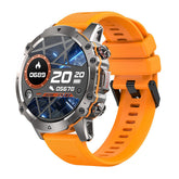 Rugged Military Smart Watch Men 1.43" BT Call Fitness Tracker Blood Pressure