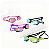 Professional Racing Swim Goggles Mirrored Anti-Fog No Leak Swim Eyewear Adult