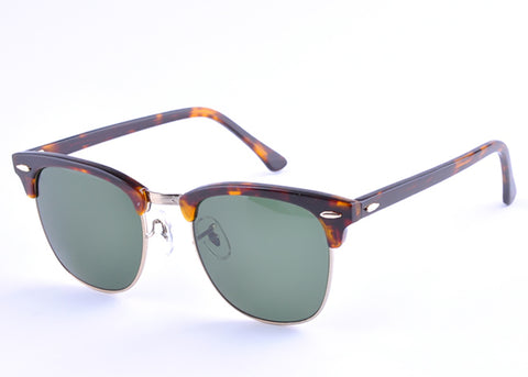 Square Sunglasses Acetate frame Glass lens