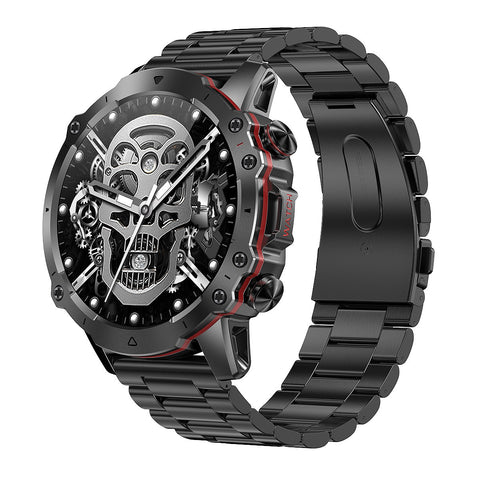 Rugged Military Smart Watch Men 1.43" BT Call Fitness Tracker Blood Pressure