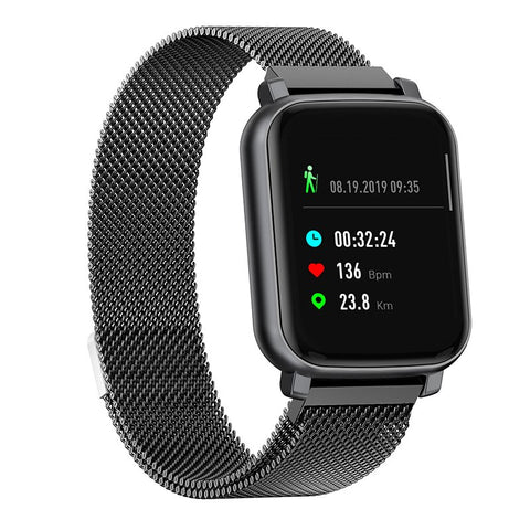 1.3" Smart Watch Fitness Tracker IP68 Waterproof Heart Rate Blood Pressure Men