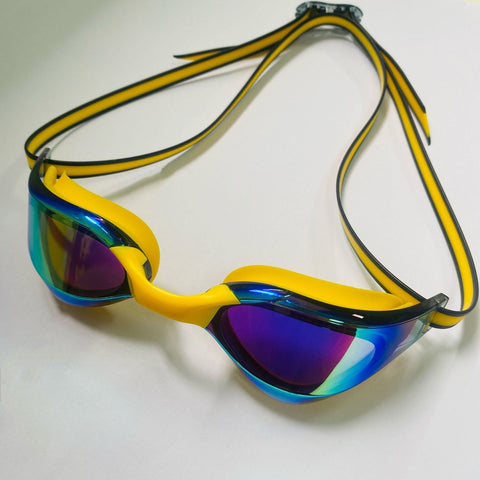 Professional Racing Swim Goggles Mirrored Anti-Fog No Leak Swim Eyewear Adult