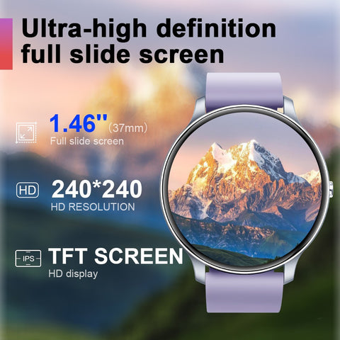 Smart Watch for Men Women Bluetooth Call Heart Rate IP68 120+ Sports Modes 1.46"