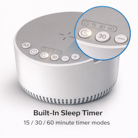 3 in 1 Wireless Charger Bluetooth Speaker White Noise Sleep Sound Machine 15W