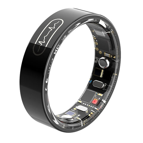 Smart Ring ECG HR BP SpO2 Monitor Sleep Fitness Tracker Health for Android iOS