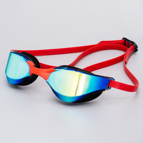 Professional Racing Swim Goggles Mirrored Anti-Fog No Leak Swim Eyewear Adult