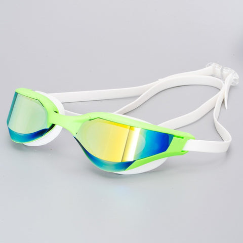 Professional Racing Swim Goggles Mirrored Anti-Fog No Leak Swim Eyewear Adult
