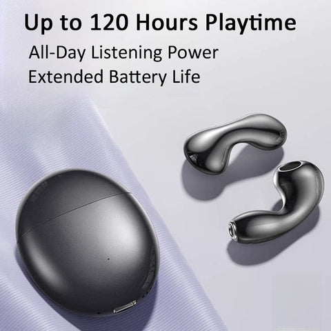 Bluetooth 5.4 Wireless Earbuds Semi In-Ear Comfortable ENC Sports Headphones