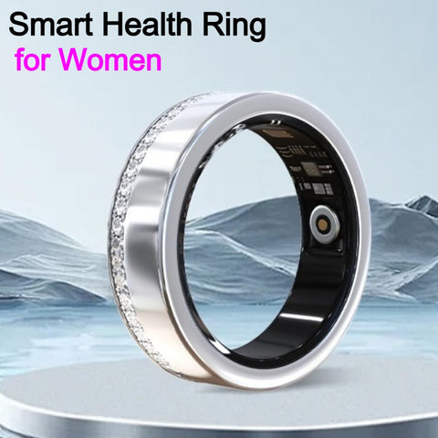 Smart Ring for Women Health Tracker Heart Rate Sleep Monitor Menstrual Cycle