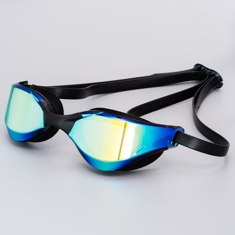 Professional Racing Swim Goggles Mirrored Anti-Fog No Leak Swim Eyewear Adult
