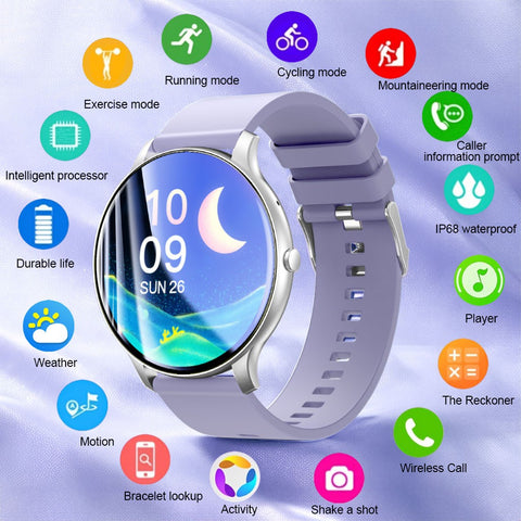 Smart Watch for Men Women Bluetooth Call Heart Rate IP68 120+ Sports Modes 1.46"