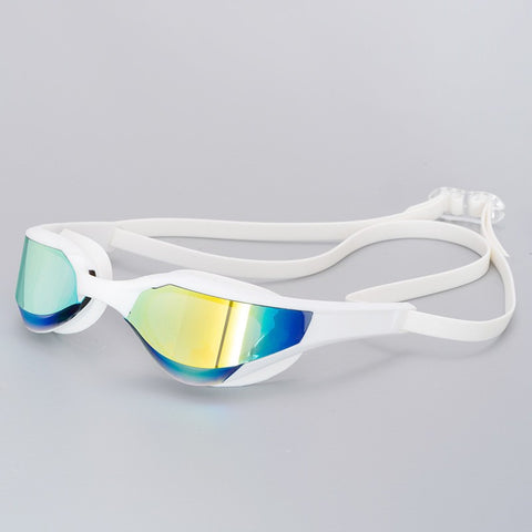 Professional Racing Swim Goggles Mirrored Anti-Fog No Leak Swim Eyewear Adult