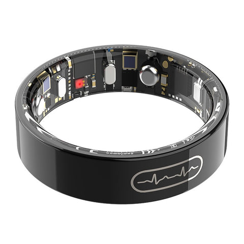 Smart Ring ECG HR BP SpO2 Monitor Sleep Fitness Tracker Health for Android iOS