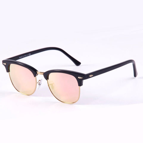 Square Sunglasses Acetate frame Glass lens