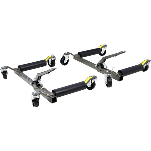 Set of 2 Hydraulic Wheel Dollies - Car Skates