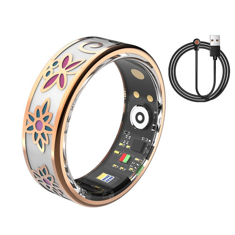 Smart Health Ring Heart Rate Sleep Monitor Blood Oxygen IP68 Fitness Tracker