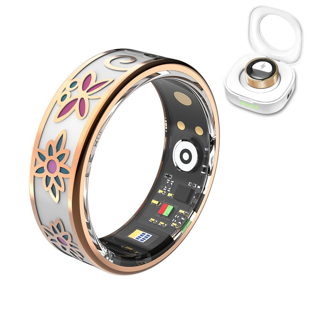Smart Health Ring Heart Rate Sleep Monitor Blood Oxygen IP68 Fitness Tracker