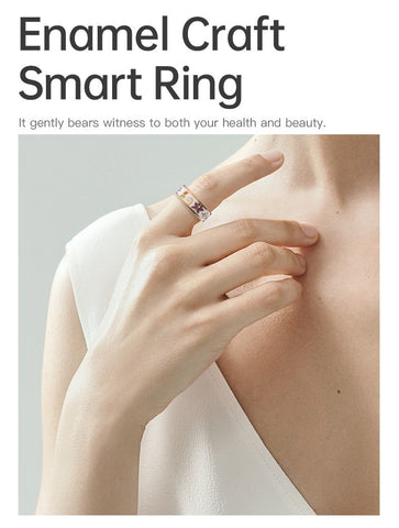 Smart Health Ring Heart Rate Sleep Monitor Blood Oxygen IP68 Fitness Tracker