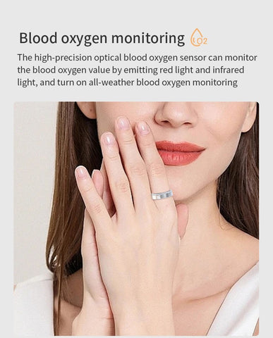 Smart Ring for Women Health Tracker Heart Rate Sleep Monitor Menstrual Cycle