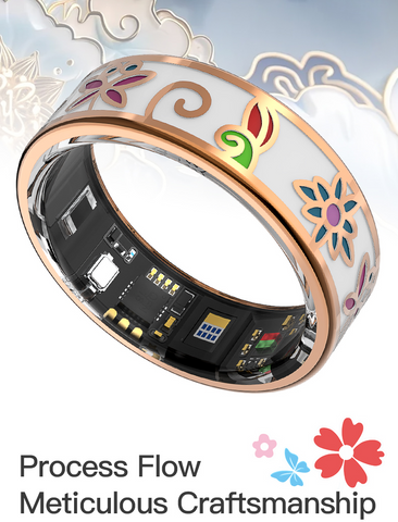 Smart Health Ring Heart Rate Sleep Monitor Blood Oxygen IP68 Fitness Tracker