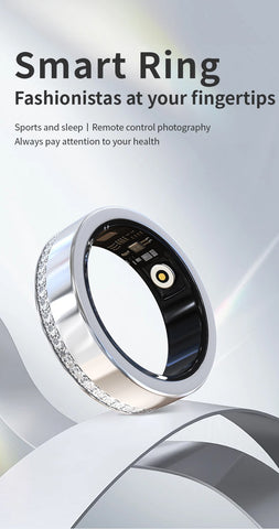 Smart Ring for Women Health Tracker Heart Rate Sleep Monitor Menstrual Cycle