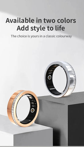 Smart Ring for Women Health Tracker Heart Rate Sleep Monitor Menstrual Cycle