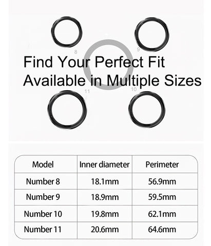 Fitness Smart Ring for Men Sleep Tracker Heart Rate SpO2 5ATM with Charging Case