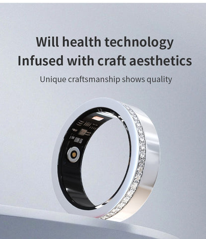 Smart Ring for Women Health Tracker Heart Rate Sleep Monitor Menstrual Cycle