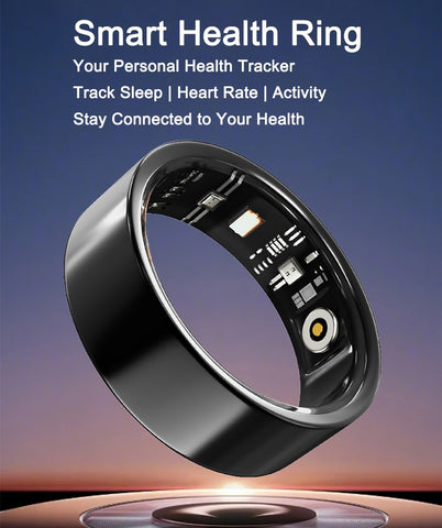 Smart Ring for Women Health Tracker Sleep Heart Rate Blood Oxygen Fitness IP68