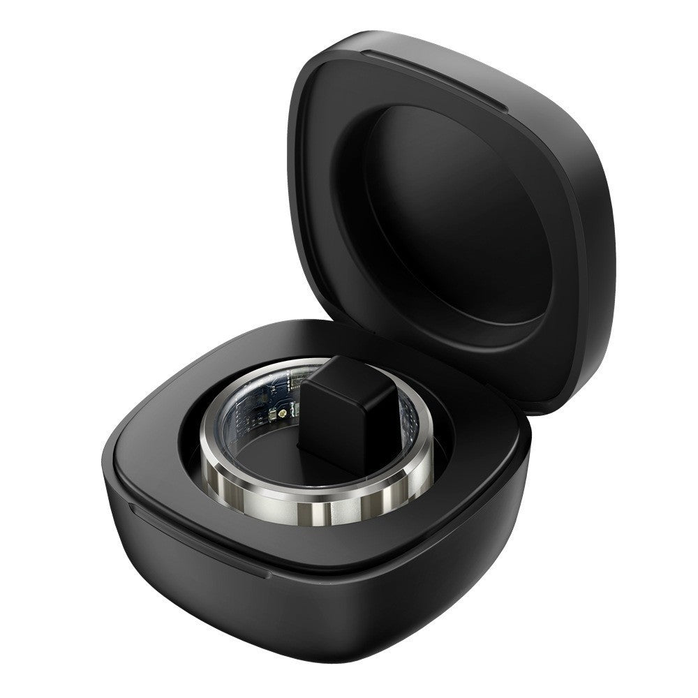 Fitness Smart Ring for Men Sleep Tracker Heart Rate SpO2 5ATM with Charging Case