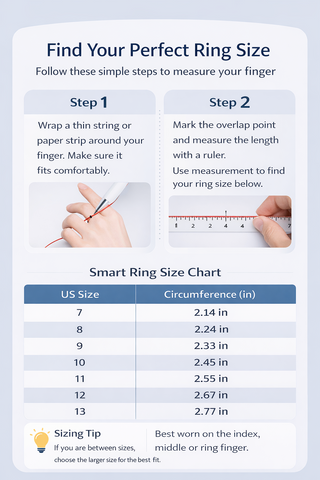 Smart Ring for Women Health Tracker Sleep Heart Rate Blood Oxygen Fitness IP68