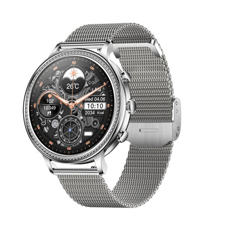 Elegant Women's Smart Watch with Bluetooth Calling - Heart Rate, SpO2 & Sleep Monitor