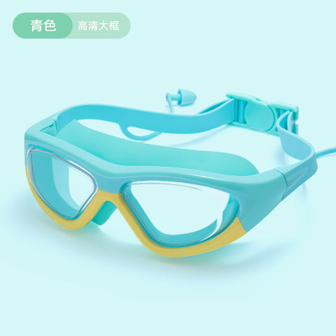 Swimming goggles with ear plugs for kids Children 3-12 Years