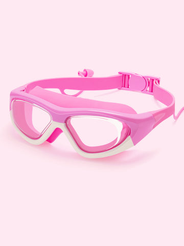 Swimming goggles with ear plugs for kids Children 3-12 Years