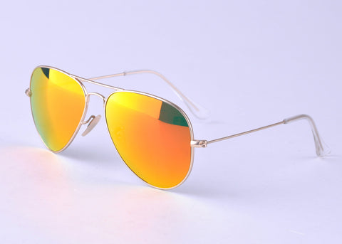 Classic Aviator Style Sunglasses |UV400 Protection, Mirrored Lenses